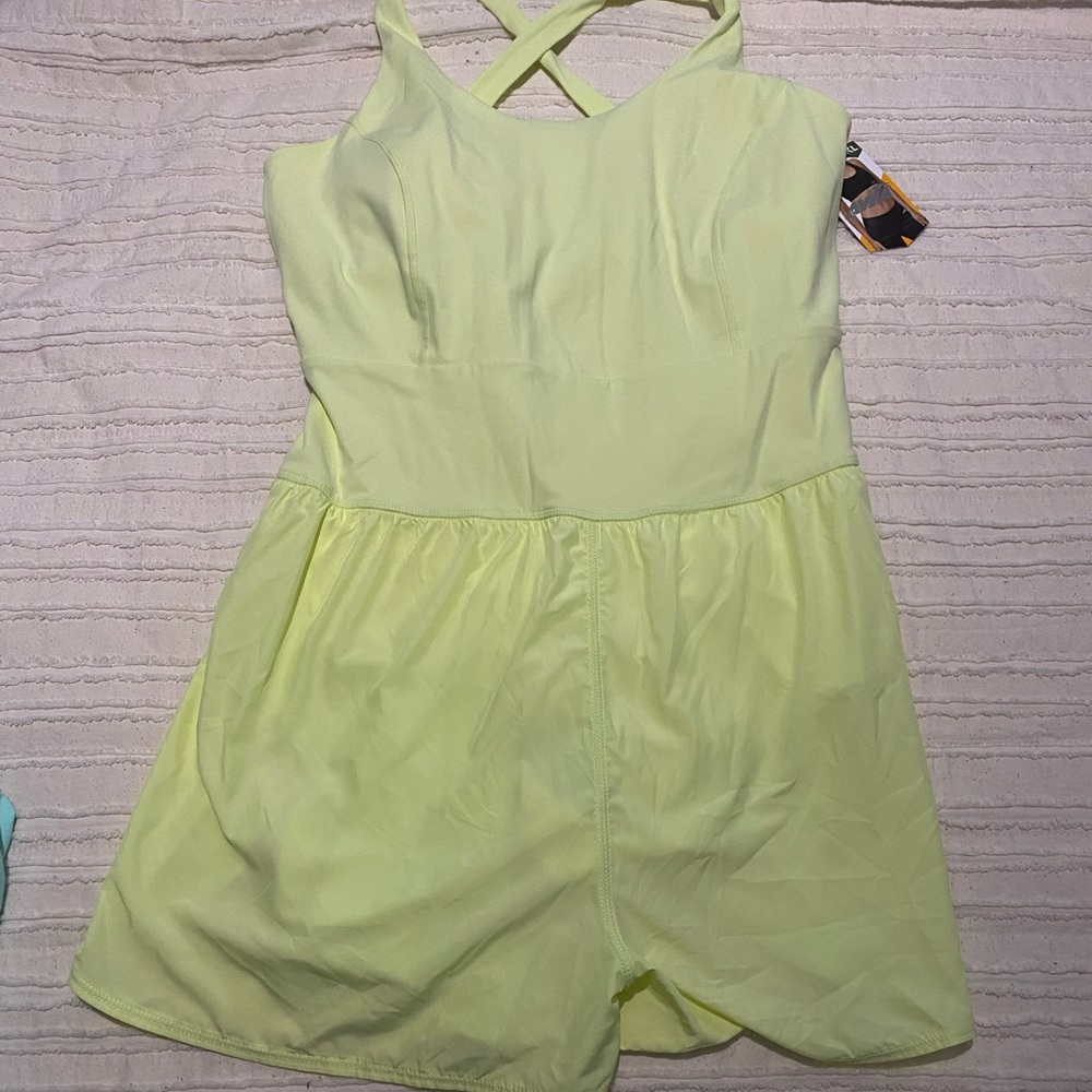 Avia Neon Yellow Activewear Set